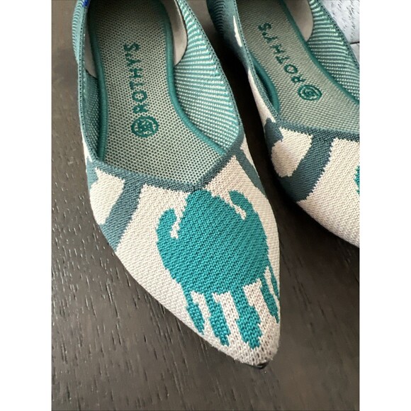 ROTHY’S The Point Shoes Print Moroccan Ikat Women’s Textile Size 9 - Picture 3 of 10